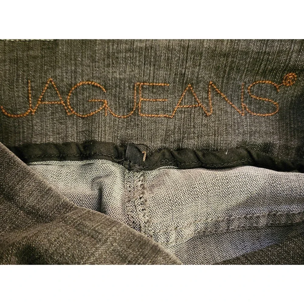 Jag Jeans Size 4 Slim Grey Pull On Tummy Tuck waistband - Picture 5 of 10